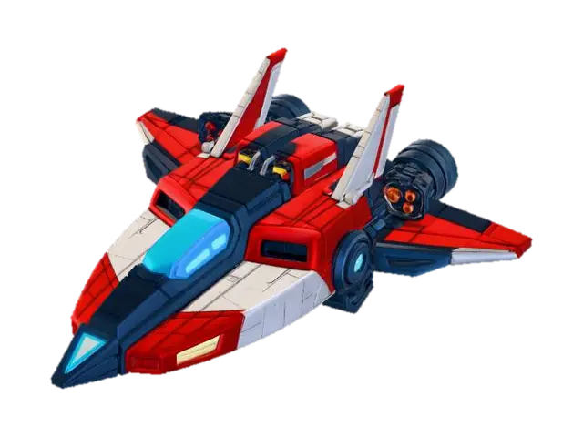 Astro-Shuttle (Shuttle Mode) 3D model, vytvořený pomocí AI