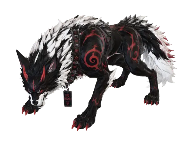 Kage - Mutt 3D model, vytvořený pomocí AI