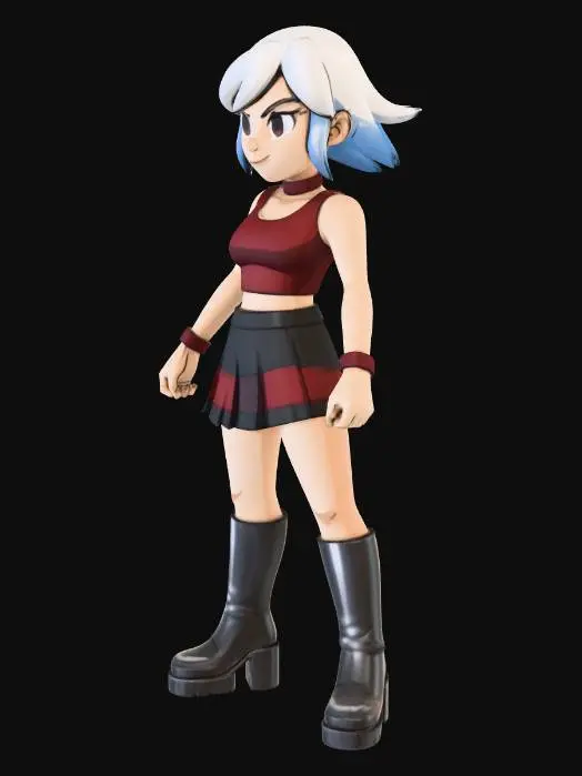 3D model for Stompra (Girls' Night Out Outfit)