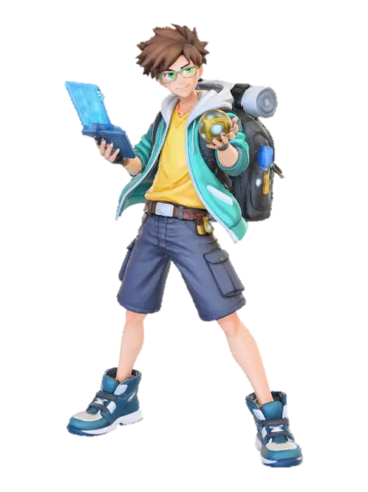 Modello 3D Devin - Nerd, generato dall’IA