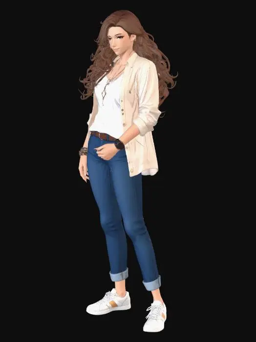 3D model for Elira Frostvale