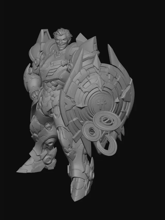 3D model for Victor Halwell: The Self-Proclaimed Hero