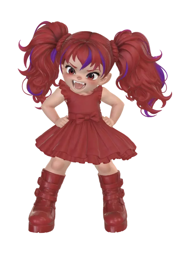 3D model for Crimson Mischief