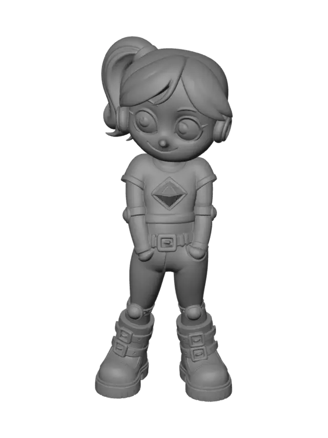 3D model for Diamond Circuit Girl