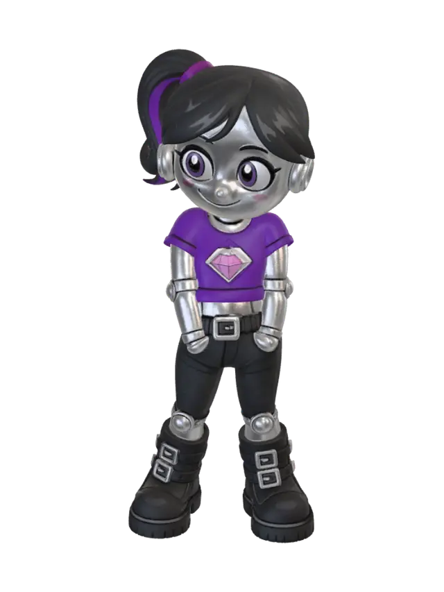 3D model for Diamond Circuit Girl