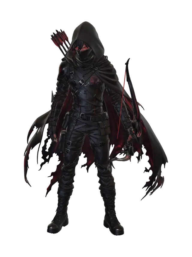3D model for Crimson Shadow Archer