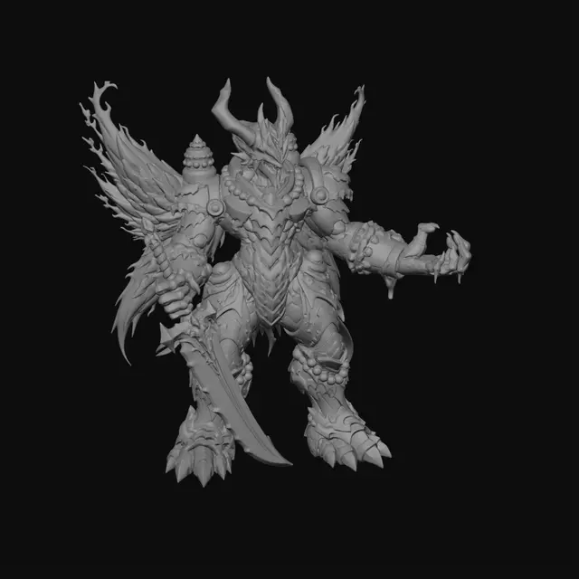 3D model for Blazebound Colossus