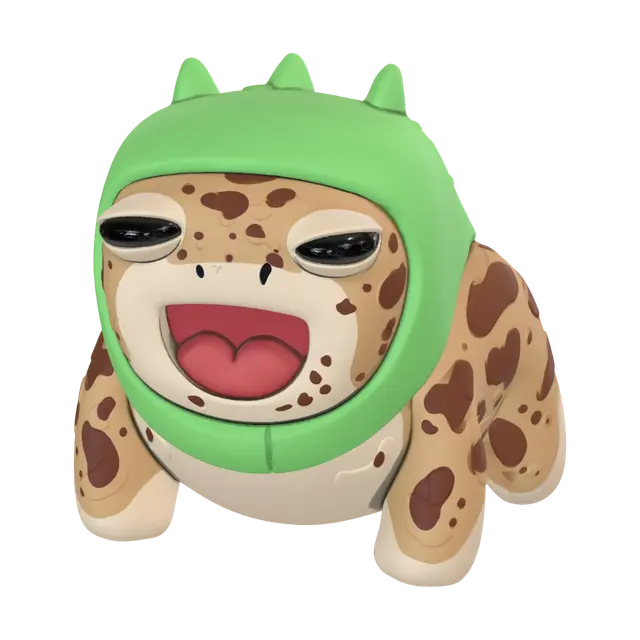 3D model for Happy Dino in a Green Hood