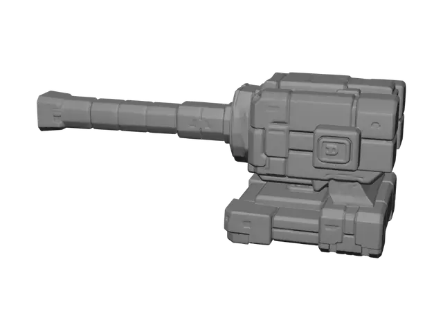 3D model for Obsidian Block Siege Cannon