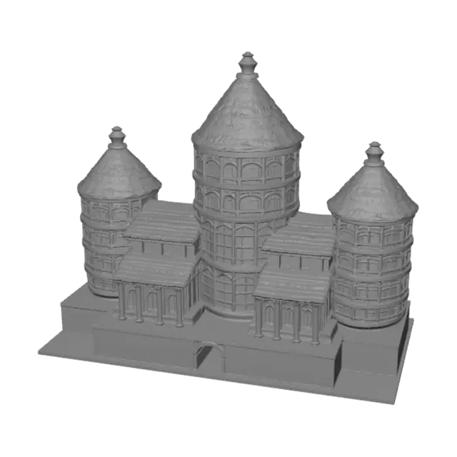 3D model for Golden Pavilion of Ivory Towers