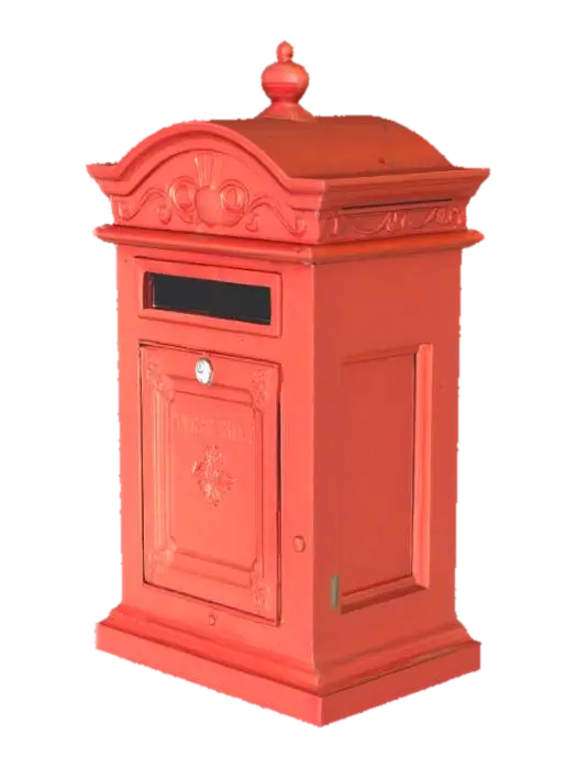 an american style post box - Delivery 3D model, vytvořený pomocí AI
