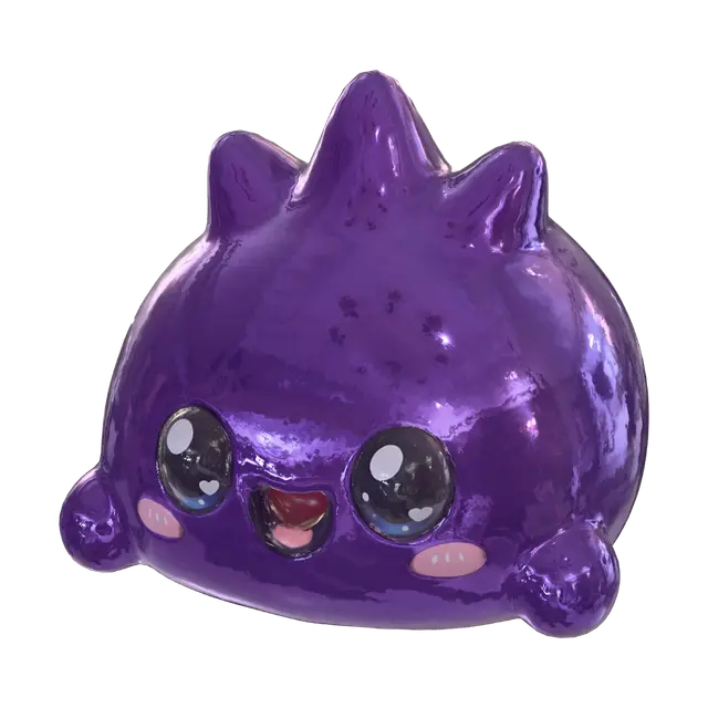 3D model for Purple Plushie