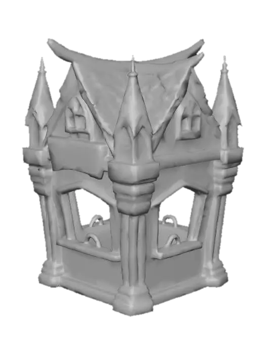 3D model for Haunted Ticket Booth