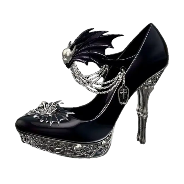 Nocturne Stiletto - Nocturnal 3D model, vytvořený pomocí AI