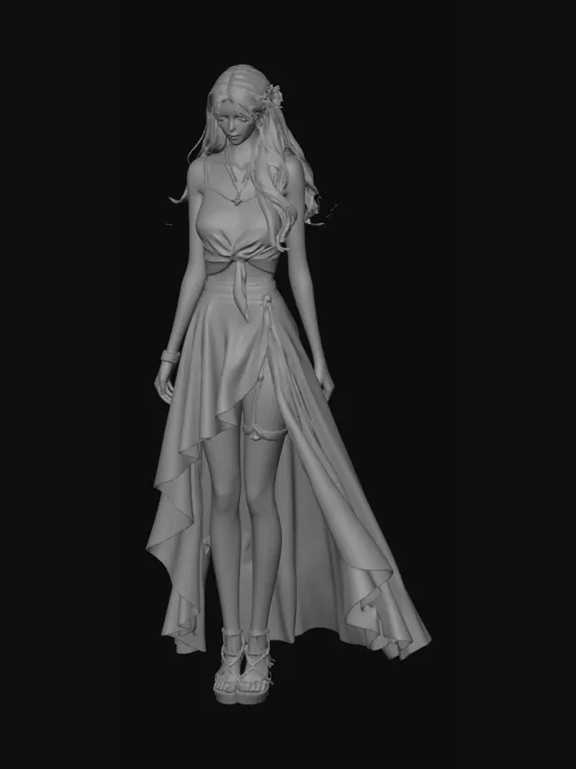 3D model for Elegance in Lavender
