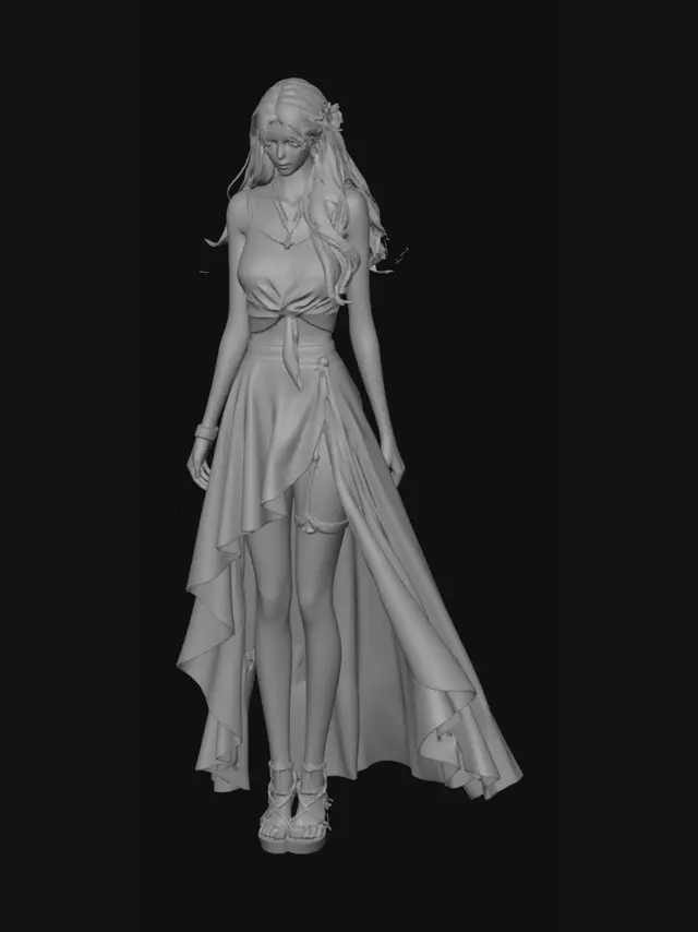 3D model for Elegance in Lavender