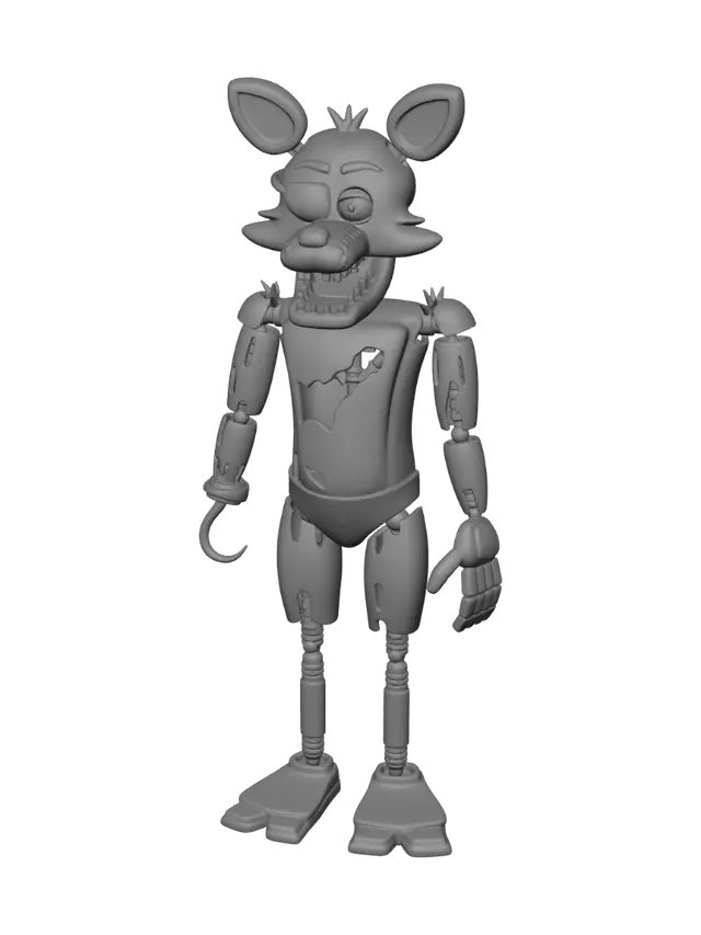 3D model for Rusted Pirate Fox