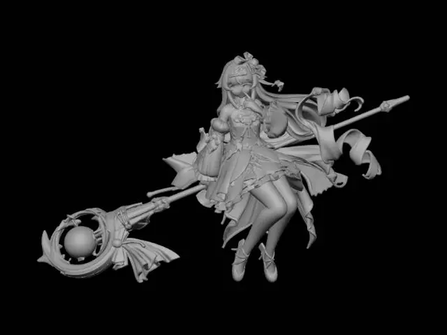 3D model for Moonlit Sorceress