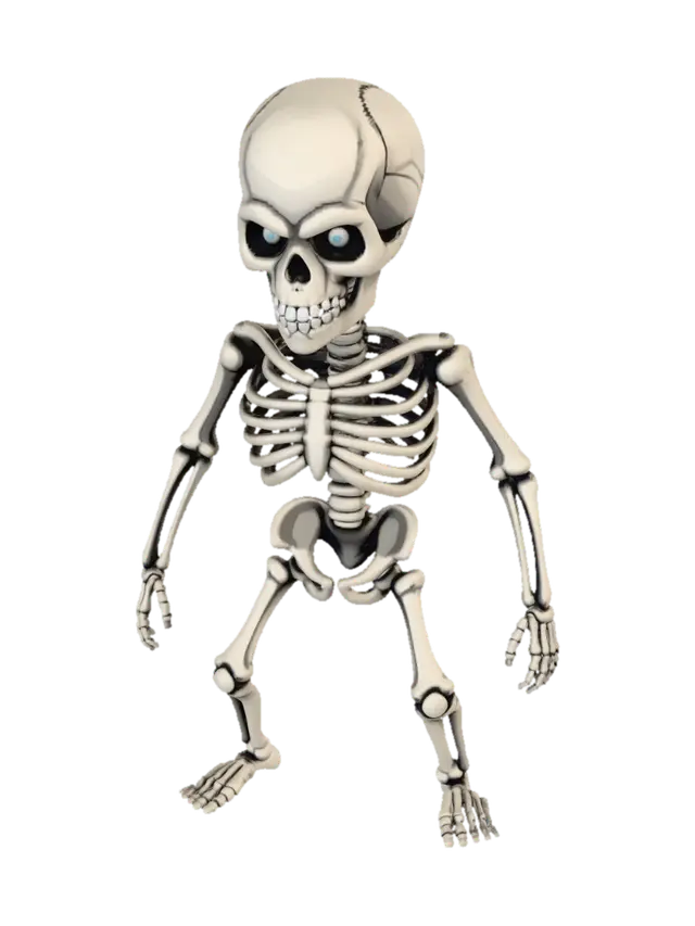 3D model for Blue-Eyed Skeleton