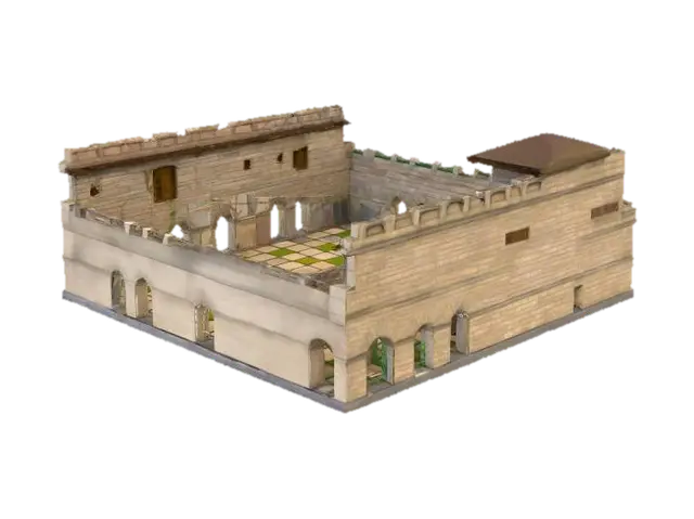 ground tile palette - Materials 3D model, vytvořený pomocí AI