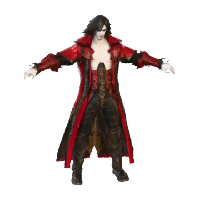 Modello 3D Vladtaåe von Count Dracula The First Villain human of the God, generato dall’IA