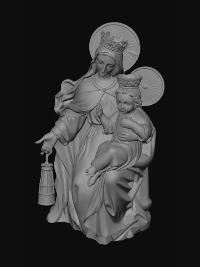 3D model for Madonna and Child with Lantern
