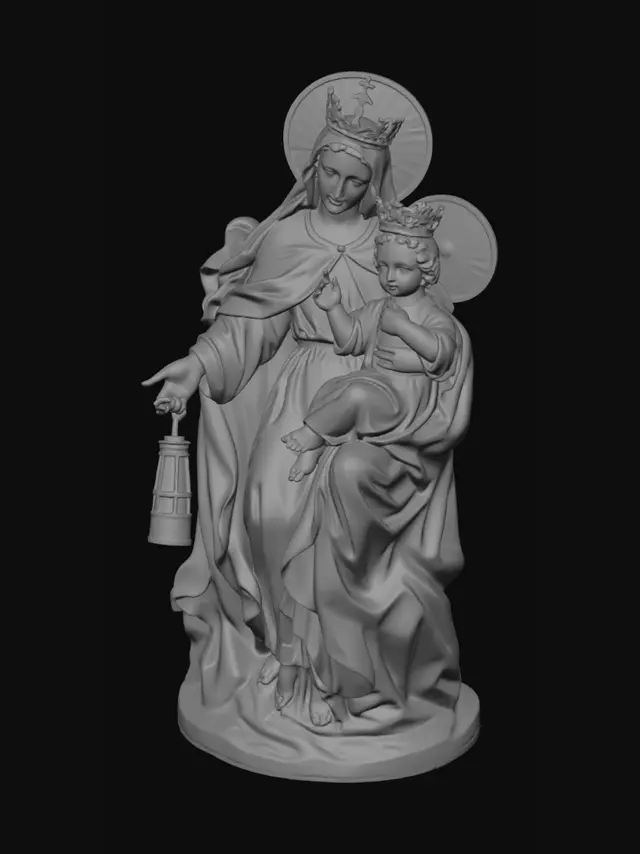3D model for Madonna and Child