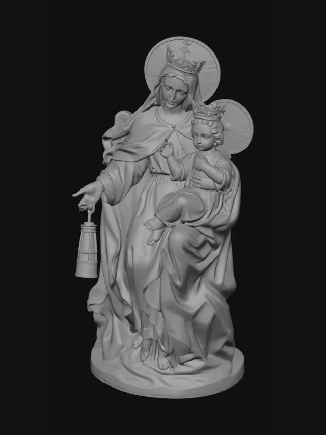 3D model for Madonna and Child