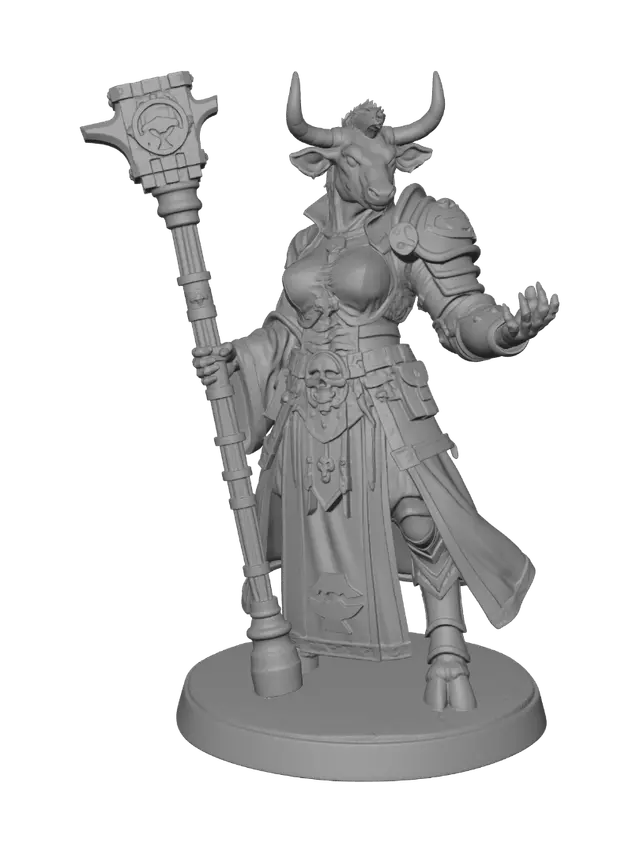 3D model for Minotaur Warlord