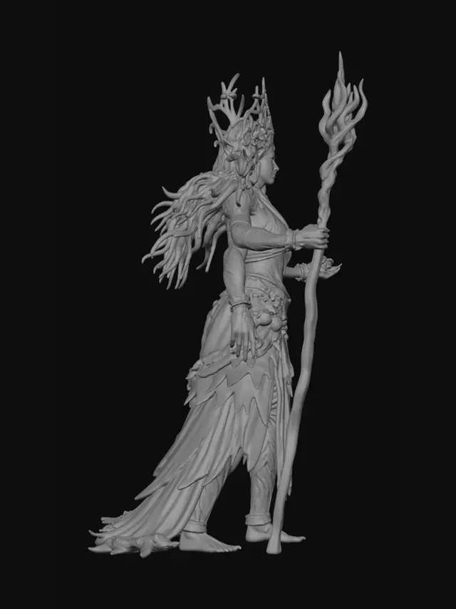 3D model for Verdant Court Triad