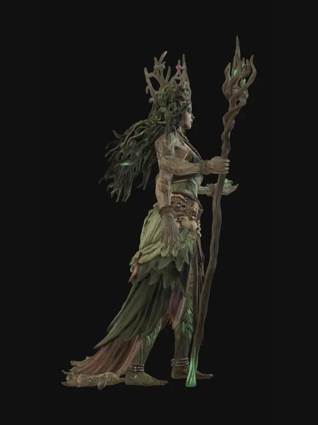 3D model for Verdant Court Triad
