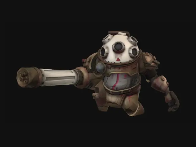 3D model for Rusty Cannon Bot