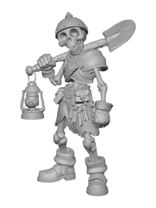 3D model for Bone Digger