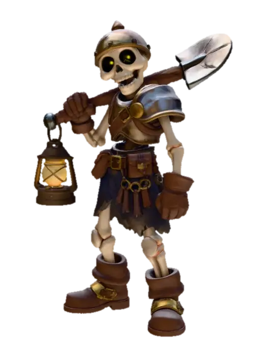3D model for Bone Digger
