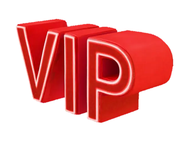 3D model for VIP Neon Sign