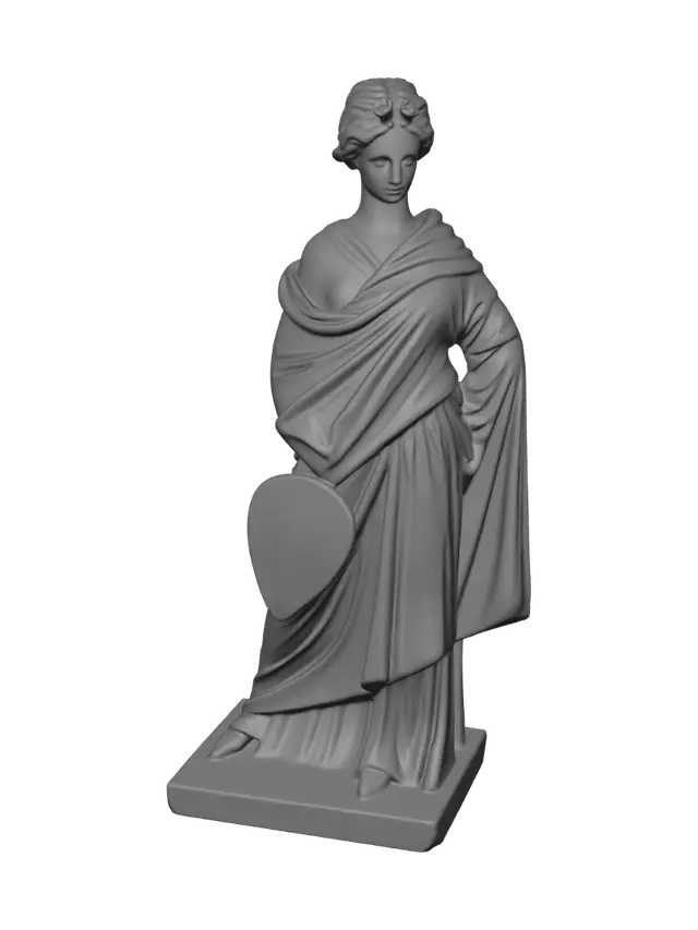 3D model for Draped Woman with Ball