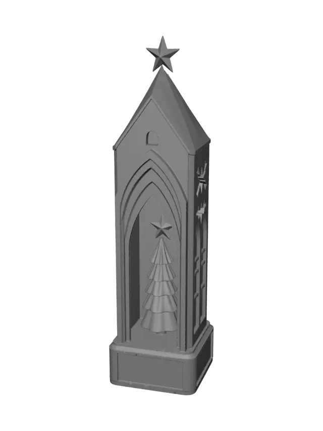 3D model for Starlit Christmas Lantern