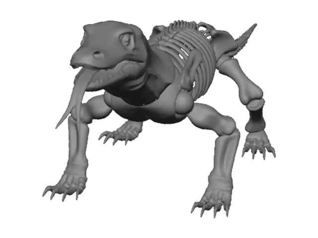 3D model for Tooth-Tongue Rex