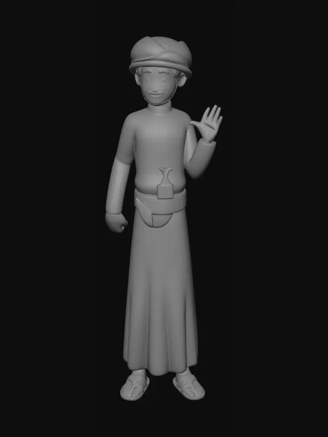 3D model for Desert Gentleman