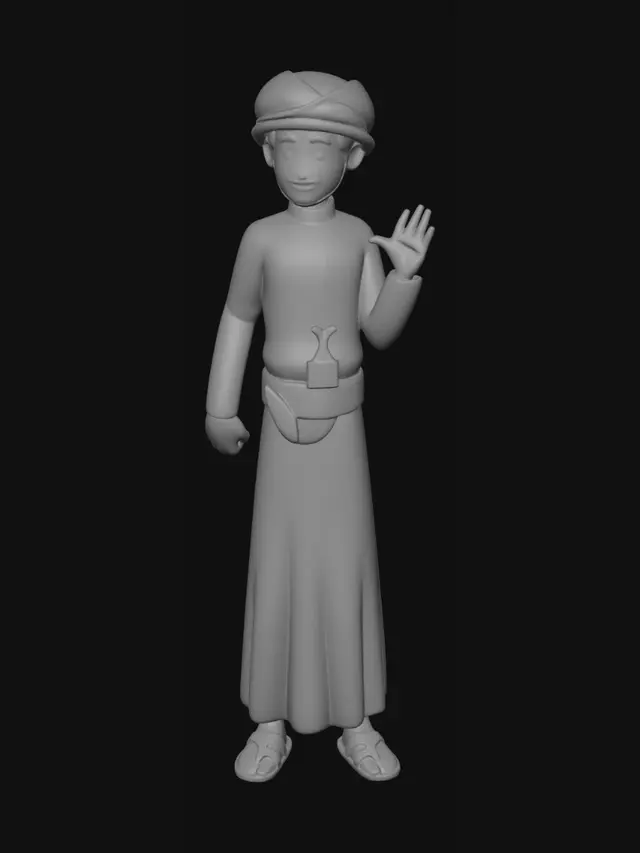 3D model for Desert Gentleman