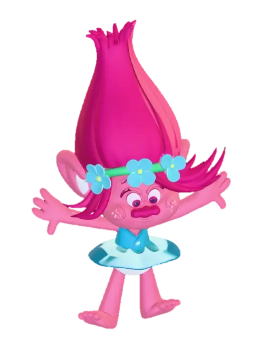 Poppy's Flower Crown Dance 3D model, AI generated