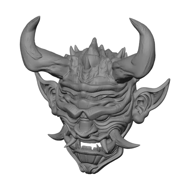 3D model for Crimson Demon Mask
