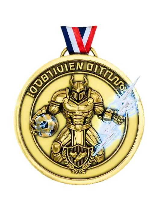 Northview Titans Victory Medallion 3D model, vytvořený pomocí AI