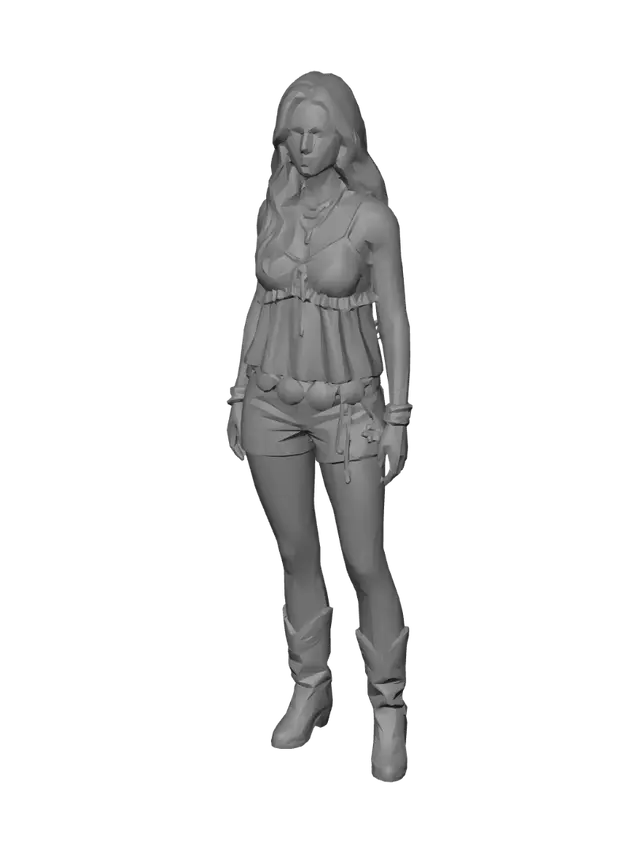 3D model for Boho Western Muse
