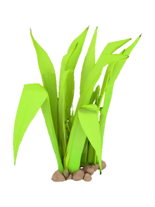 Grass Cluster - Ground 3D model, vytvořený pomocí AI