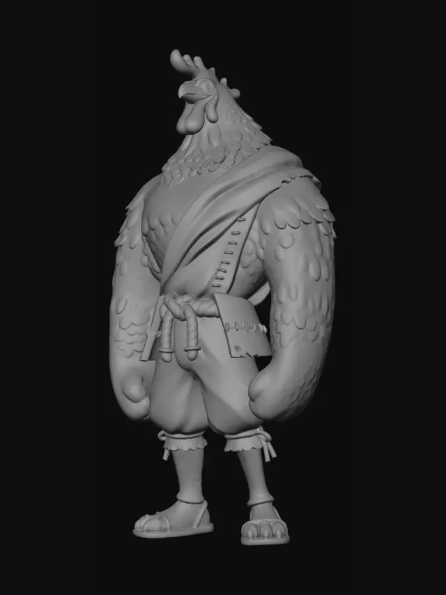 3D model for Feathered Warrior