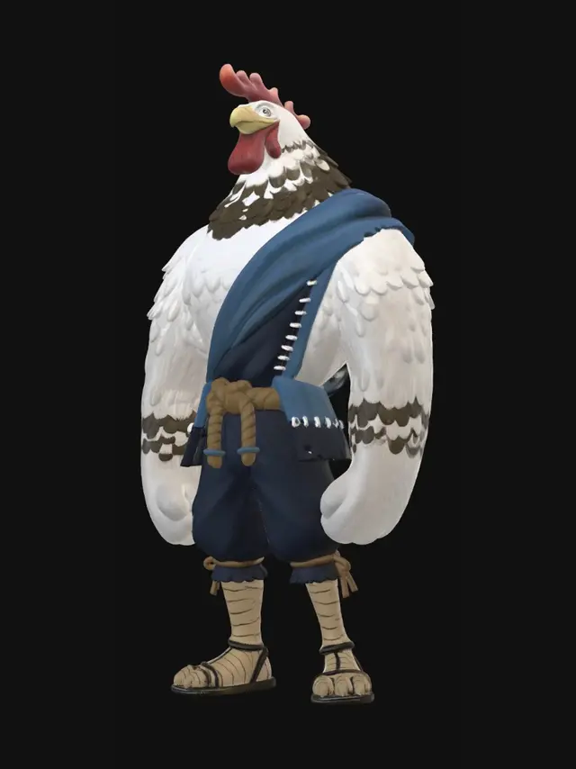 3D model for Feathered Warrior