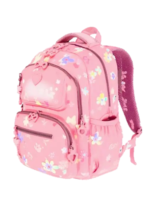 A pink girly book bag for traveling - Luggage 3D model, vytvořený pomocí AI