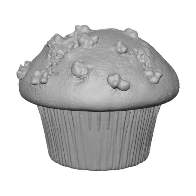 3D model for Banana nut brown muffin