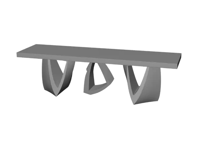 3D model for Golden Geometry Bench